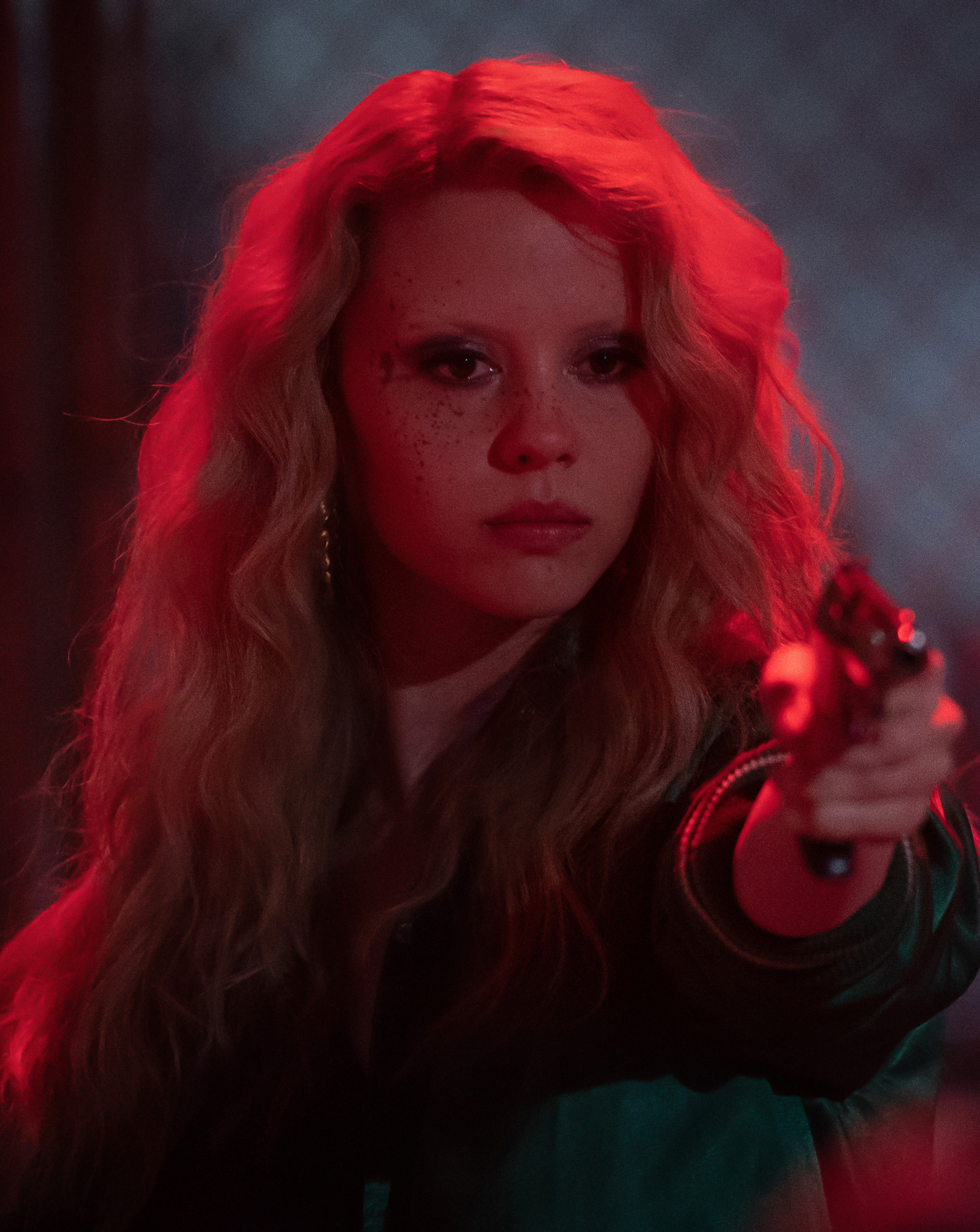 Photo de Mia Goth dans le film MaXXXine (2024).