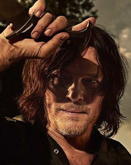Photo de Norman Reedus dans la série The Walking Dead © Miller Mobley/AMC.