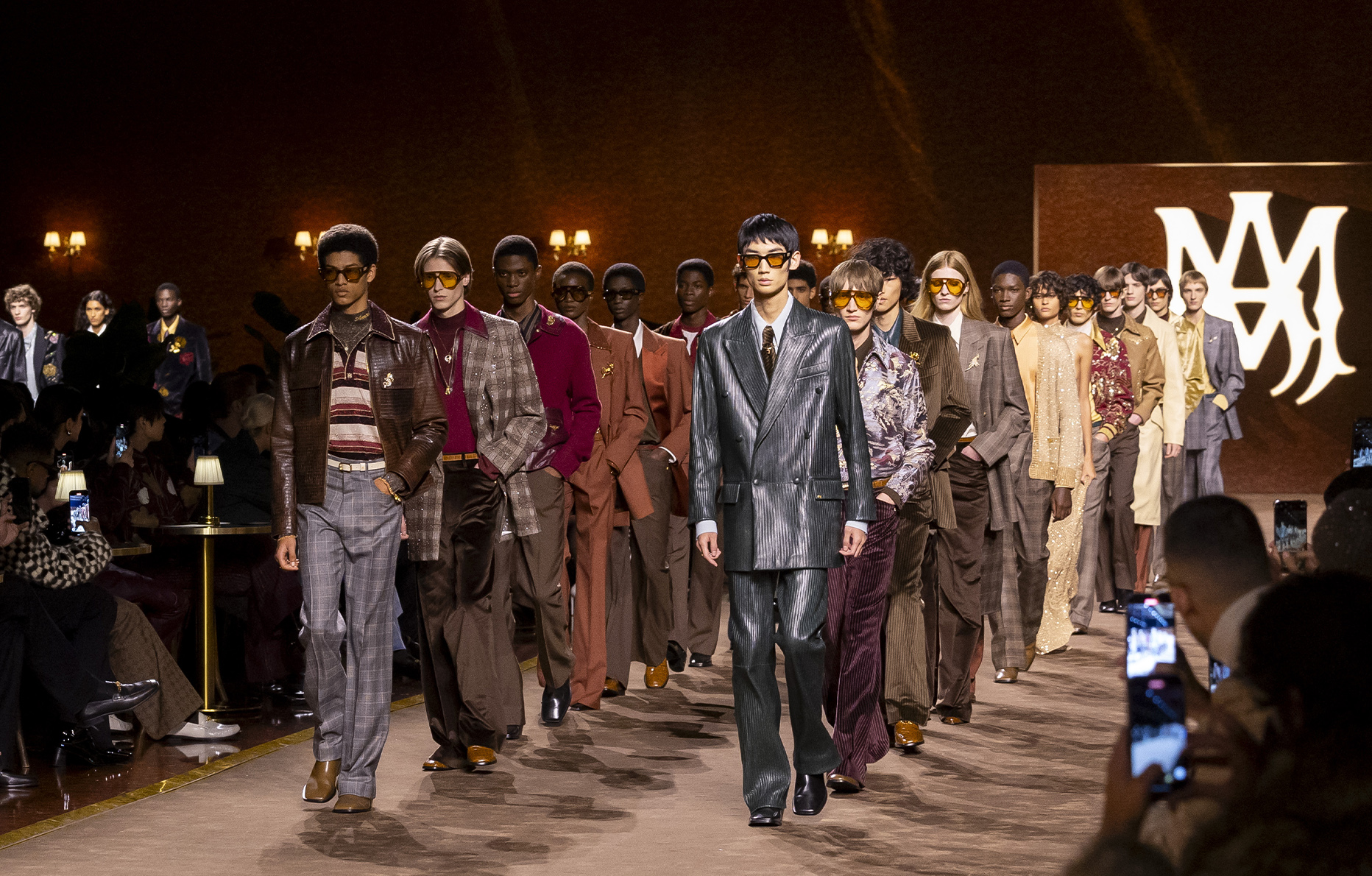 Le défilé Amiri automne-hiver 2025-2026.