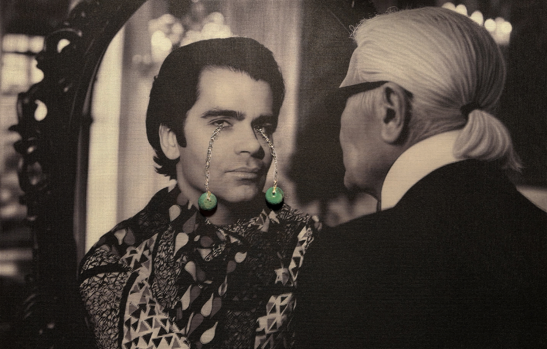 L'exposition de Francesco Vezzoli à la galerie Almine Rech Monaco, 2025.