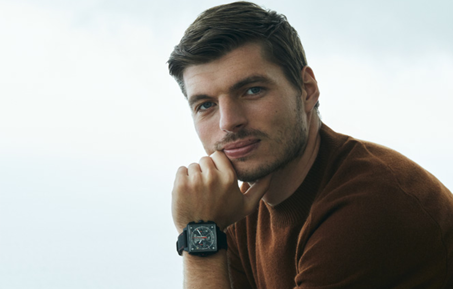 Max Verstappen pilote de Formule F1 égérie Tag Heuer.